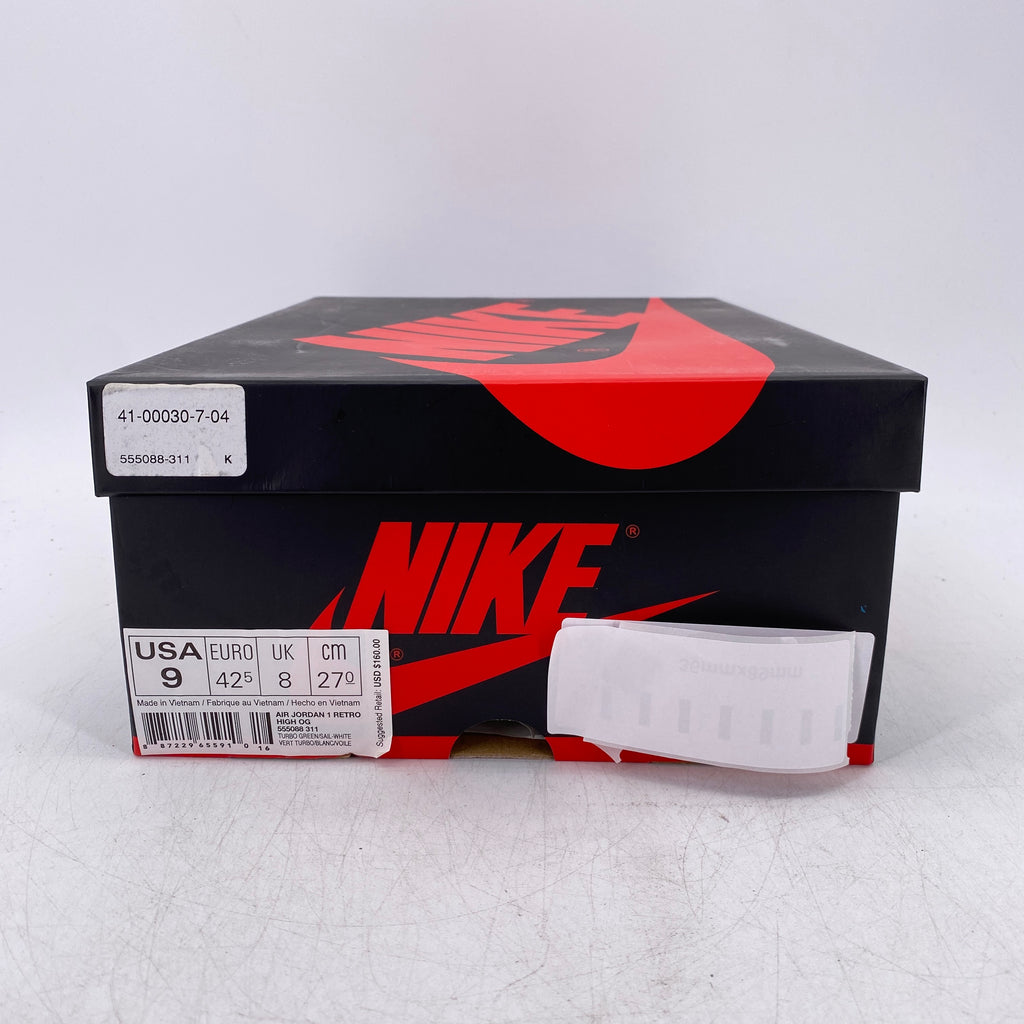 Air Jordan 1 Retro High OG "Turbo Green" 2019 Used Size 9