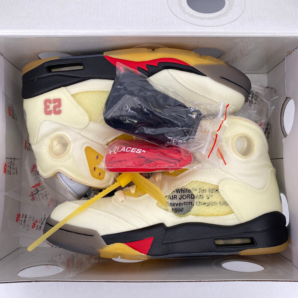 Air Jordan 5 Retro "Ow Sail" 2020 New Size 7