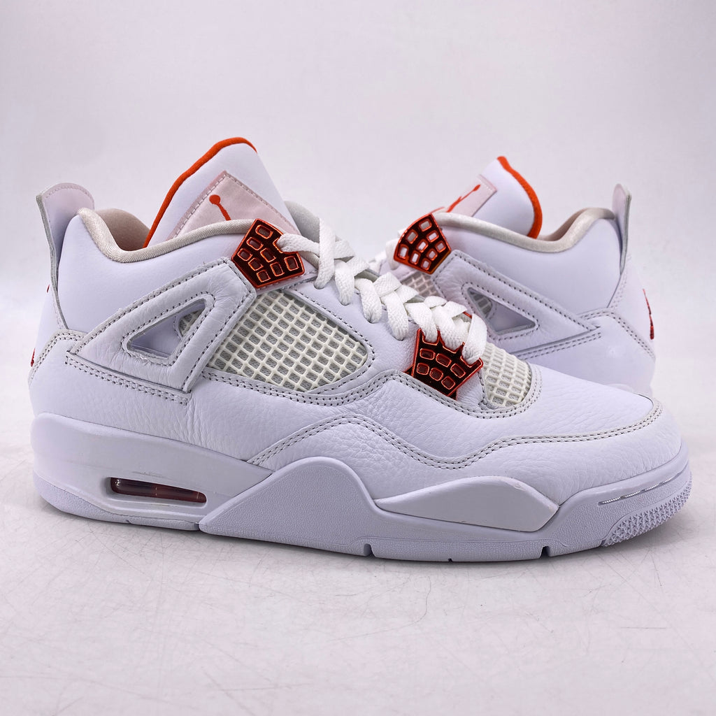 Air Jordan 4 Retro "Metallic Orange" 2020 New (Cond) Size 9