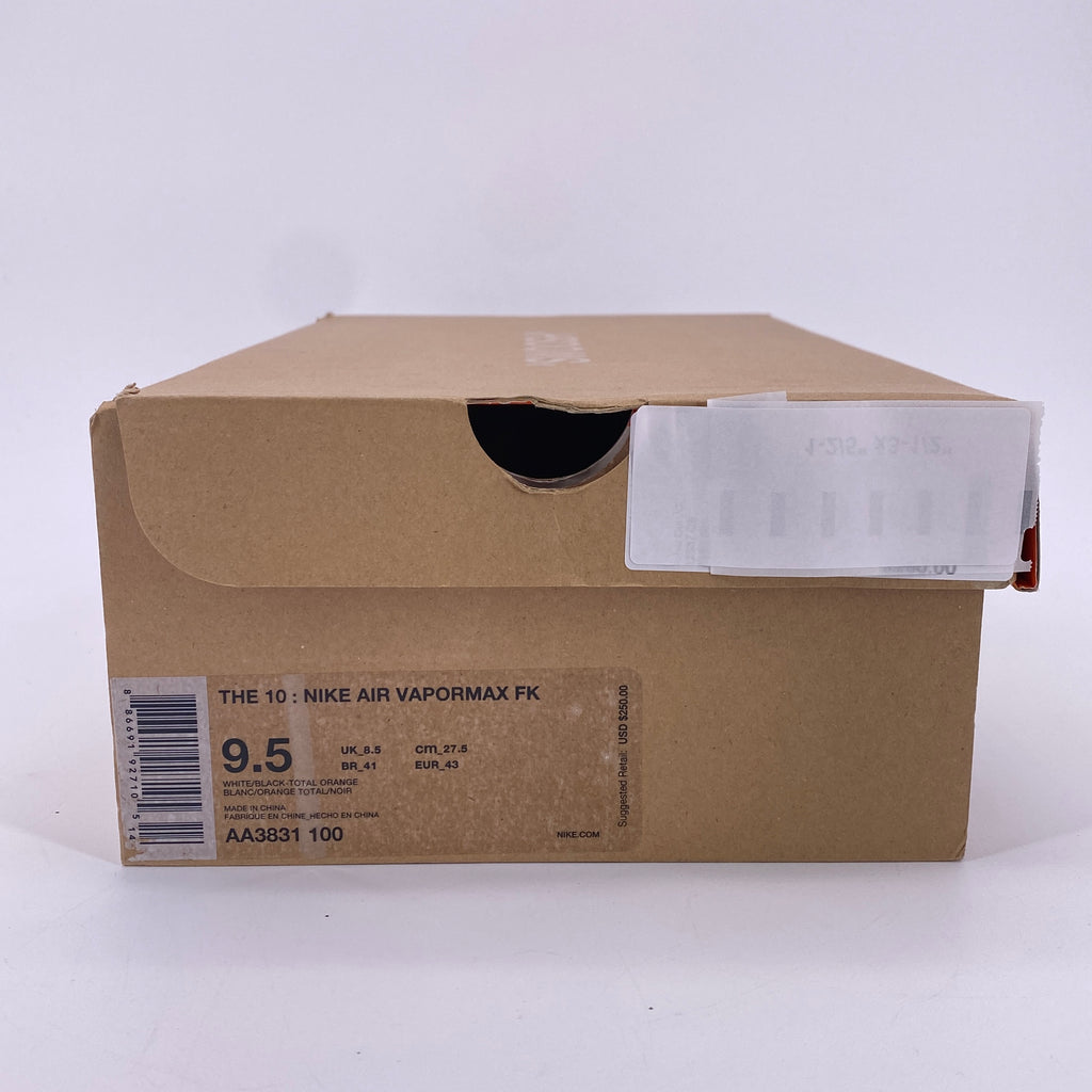 Nike Air Vapormax "Ow White" 2018 Used Size 9.5