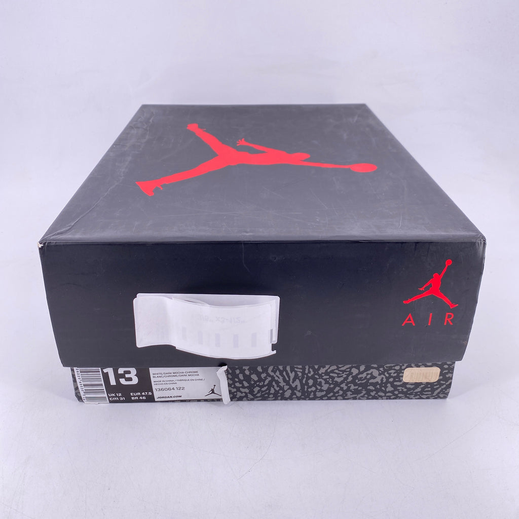 Air Jordan 3 Retro "Mocha" 2018 Used Size 13
