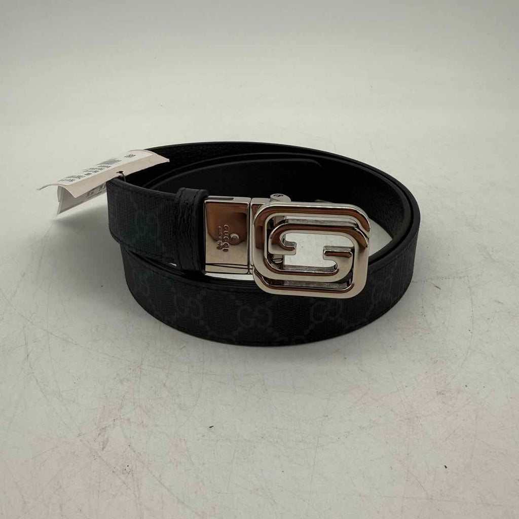 Gucci Belt "GG SUPREME" New Black Size 46