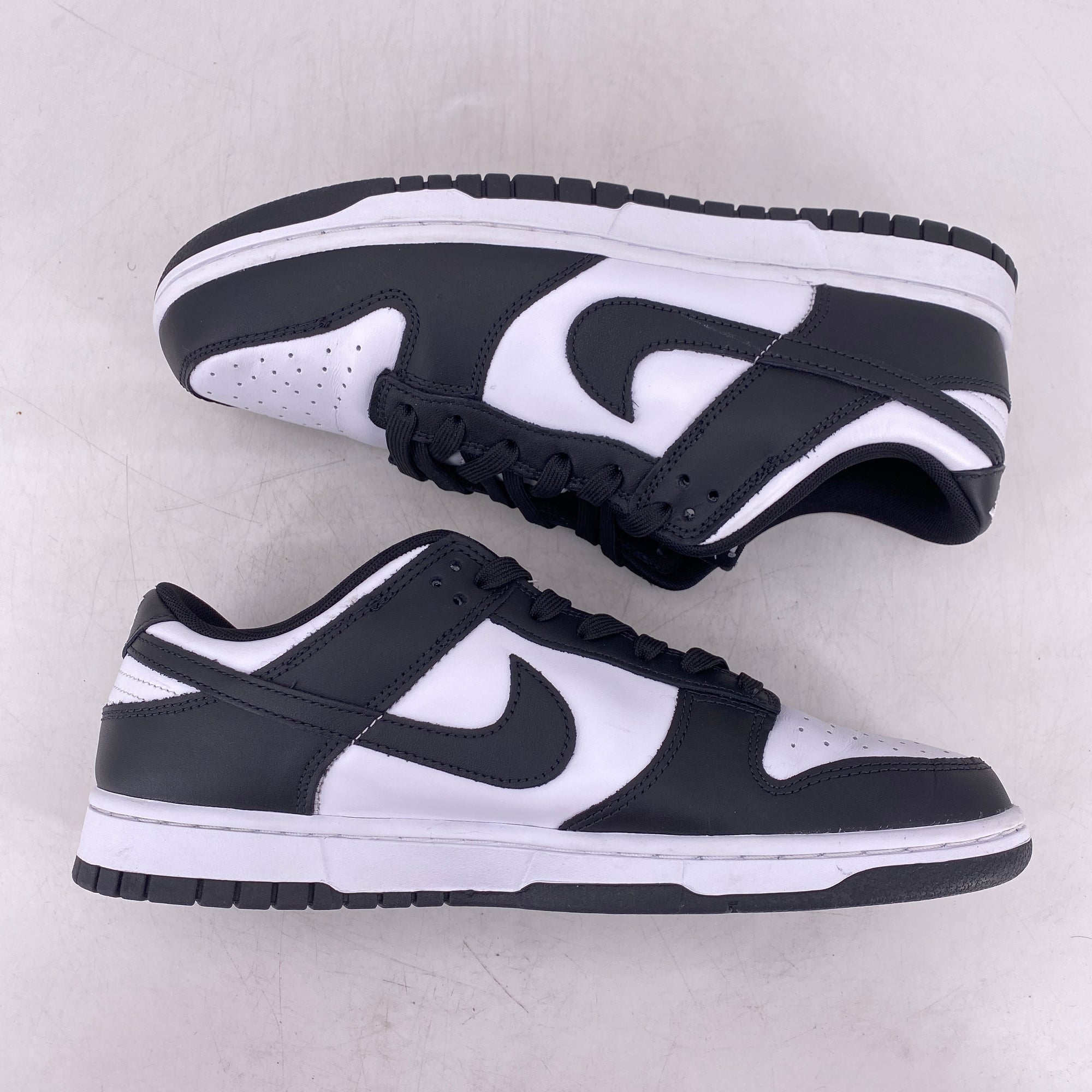 Nike Dunk Low &quot;Black White&quot; 2021 Used Size 11