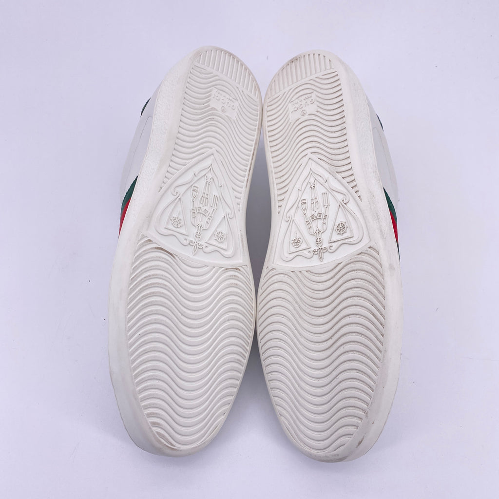 Gucci Ace Sneaker Low "Red Green Stripe"  Used Size 9.5G