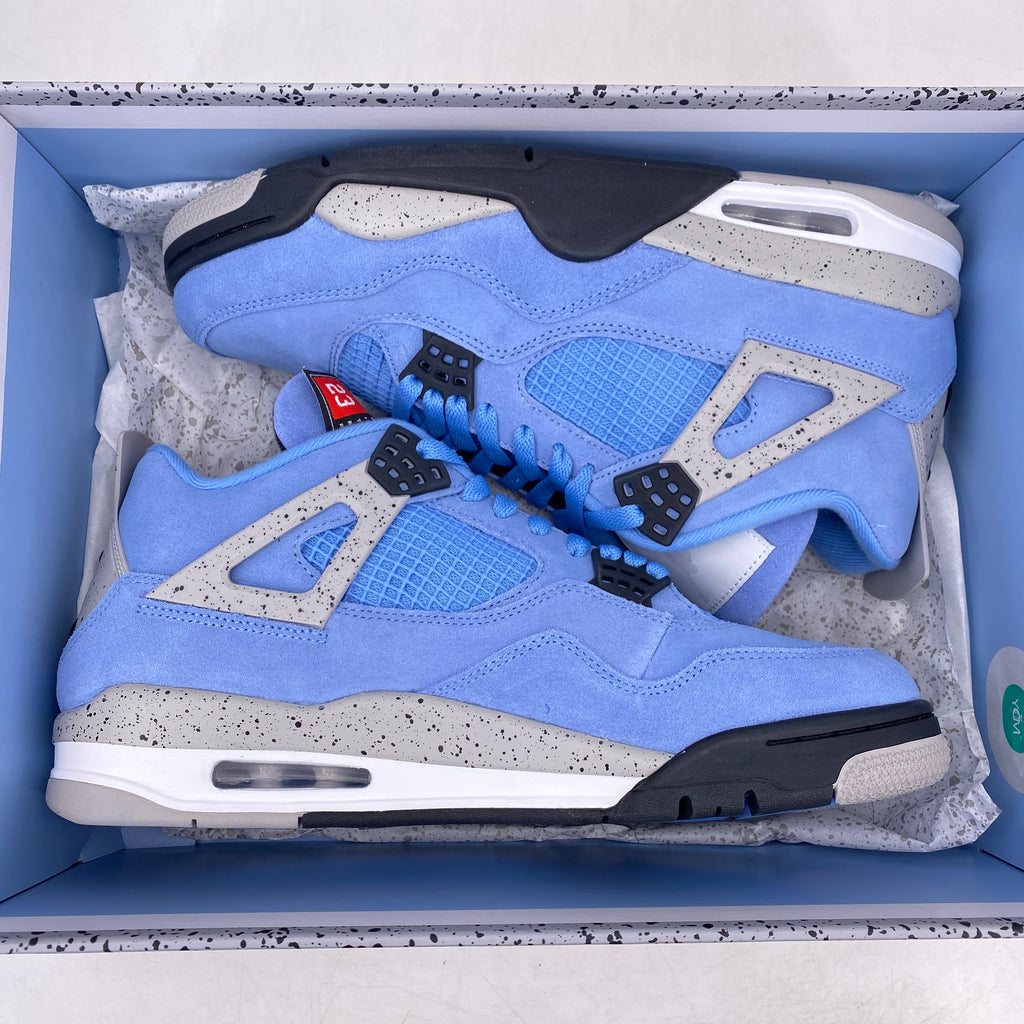 Air Jordan 4 Retro "University Blue" 2021 New Size 10.5