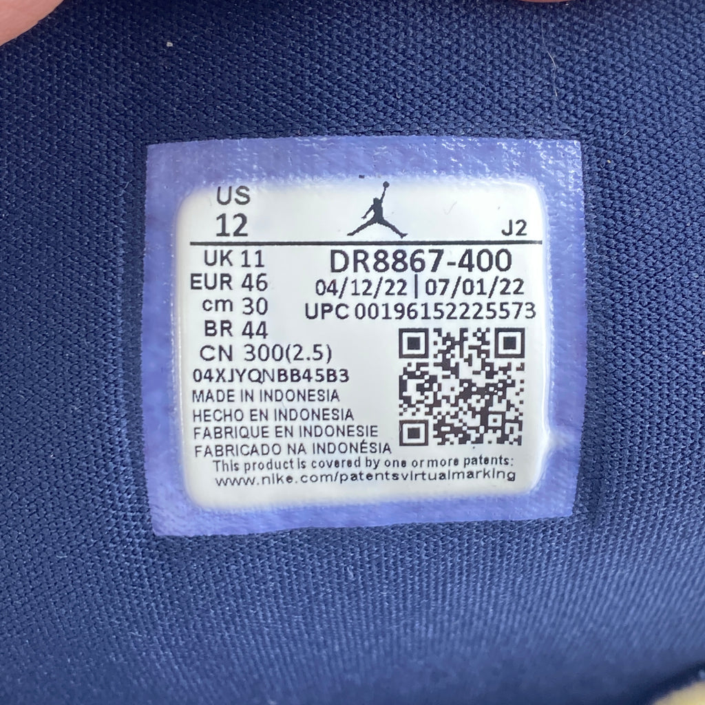Air Jordan 1 Low SE "Obsidian French Blue" 2022 New Size 12