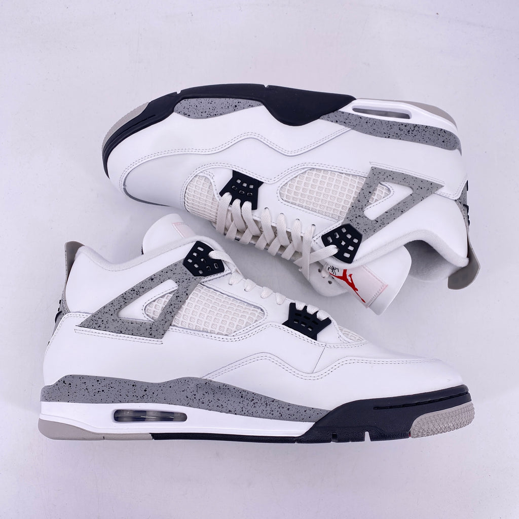 Air Jordan 4 Retro "White Cement" 2025 New Size 13