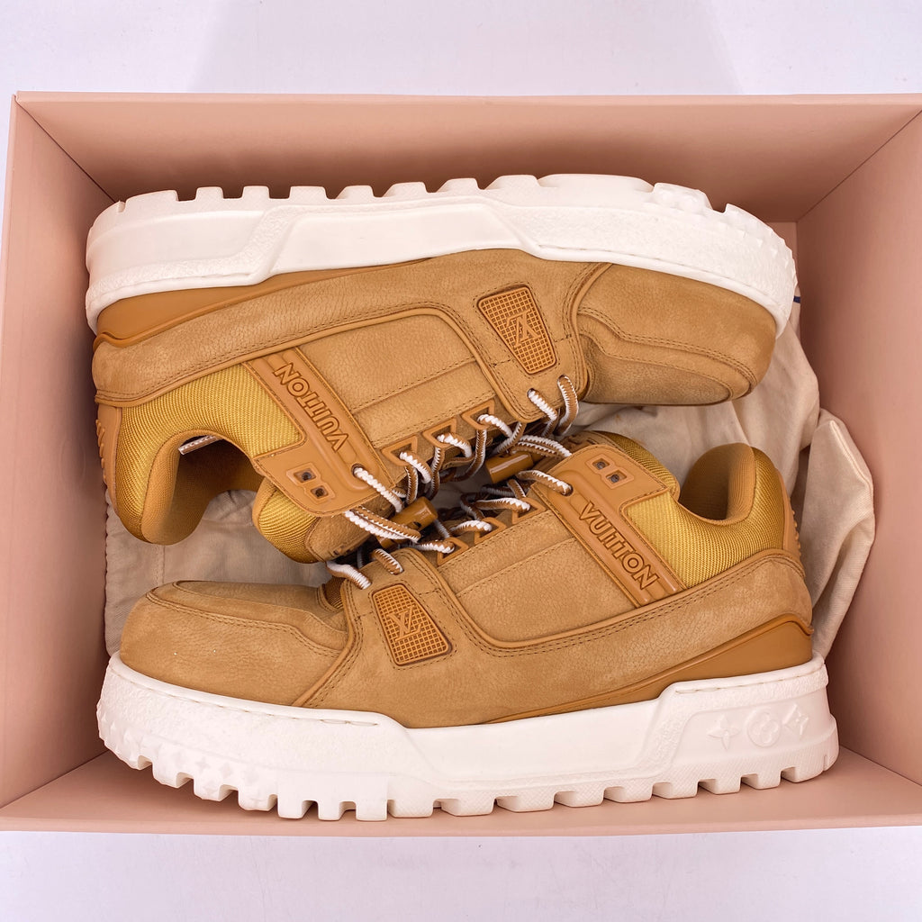 Louis Vuitton Trainer Maxi "Beige Nubuck"  Used Size 8LV