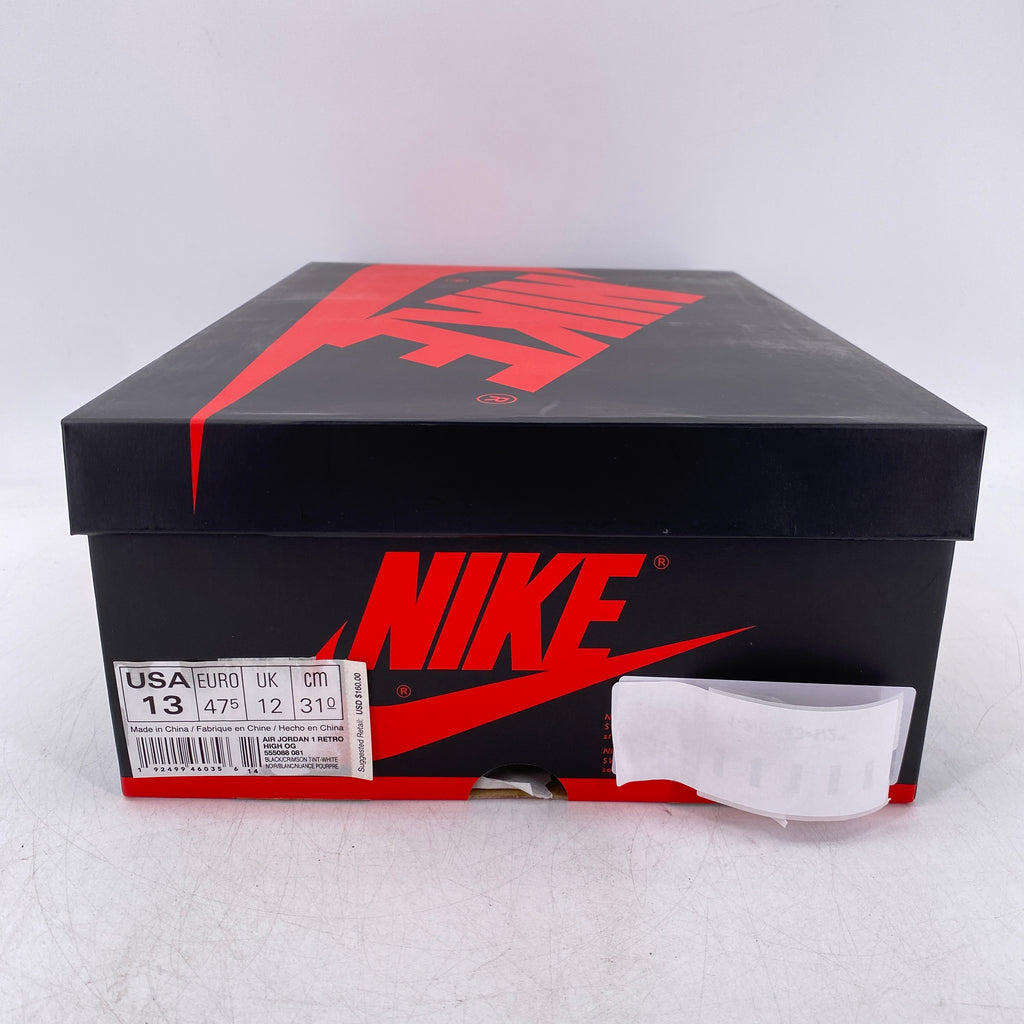 Air Jordan 1 Retro High OG "Crimson Tint" 2019 New Size 13