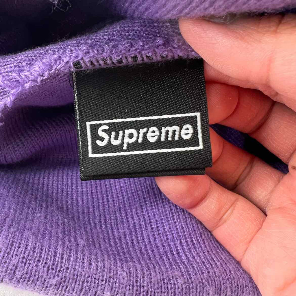 Supreme Beanie "SMALL BOX LOGO" Used Purple Size OS