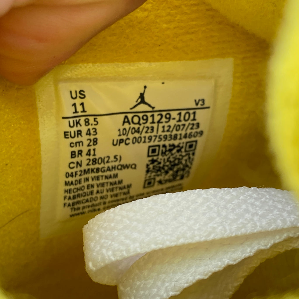 Air Jordan (W) 4 Retro "Vivid Sulfur" 2024 New Size 11W