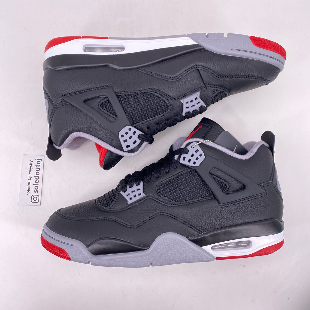 Air Jordan 4 Retro "Bred Reimagined" 2024 New Size 10.5