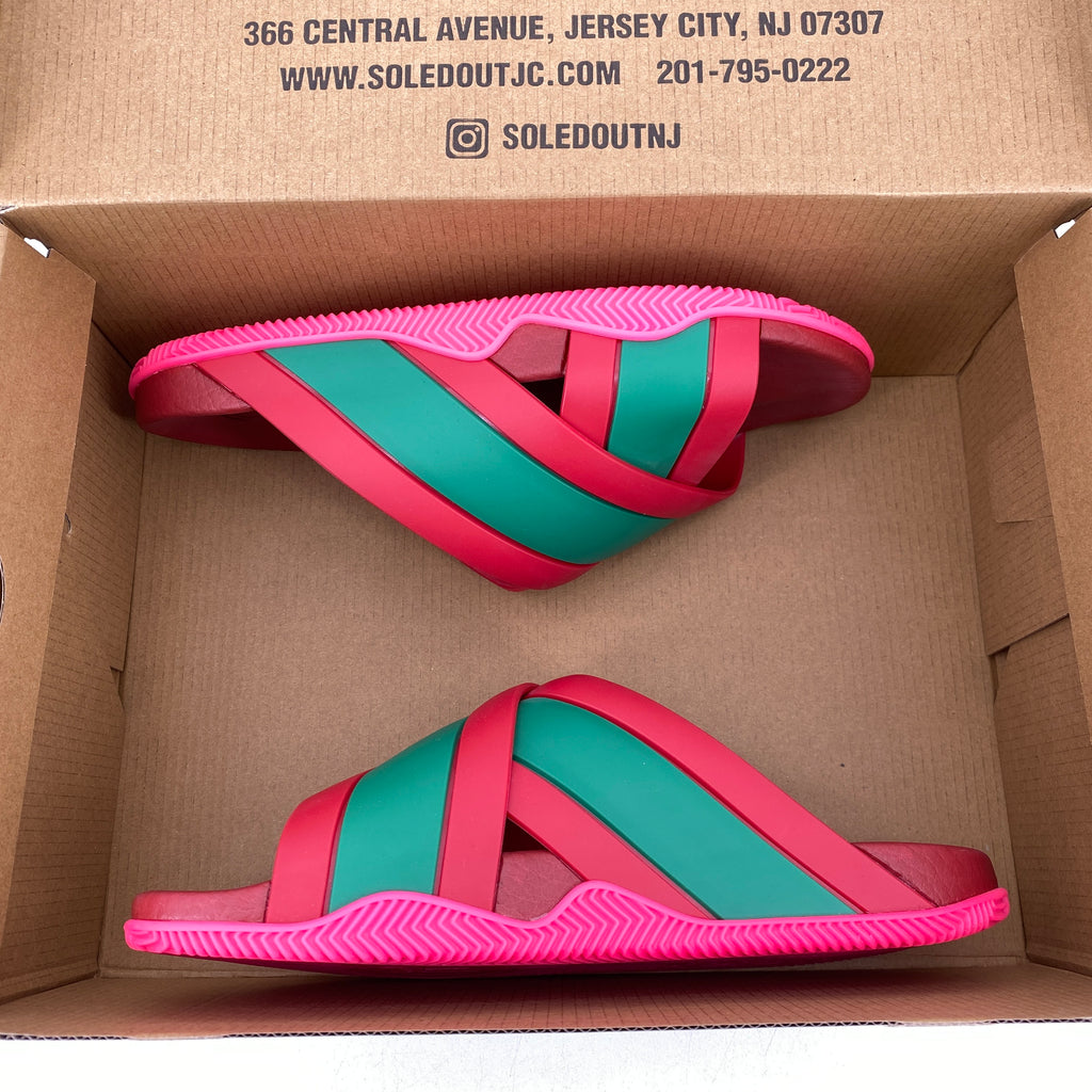 Gucci Web Slide "Pink Rubber"  New Size 9W