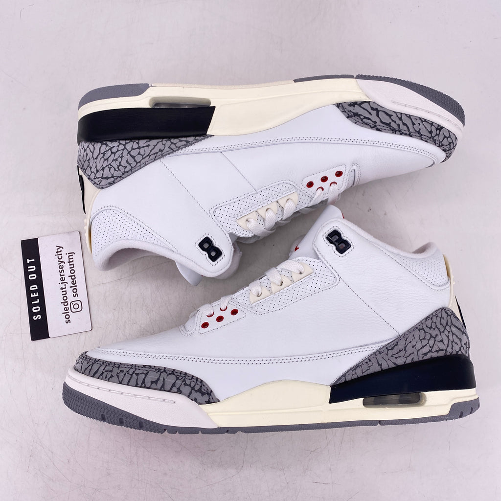 Air Jordan 3 Retro "White Cement" 2023 New Size 11.5
