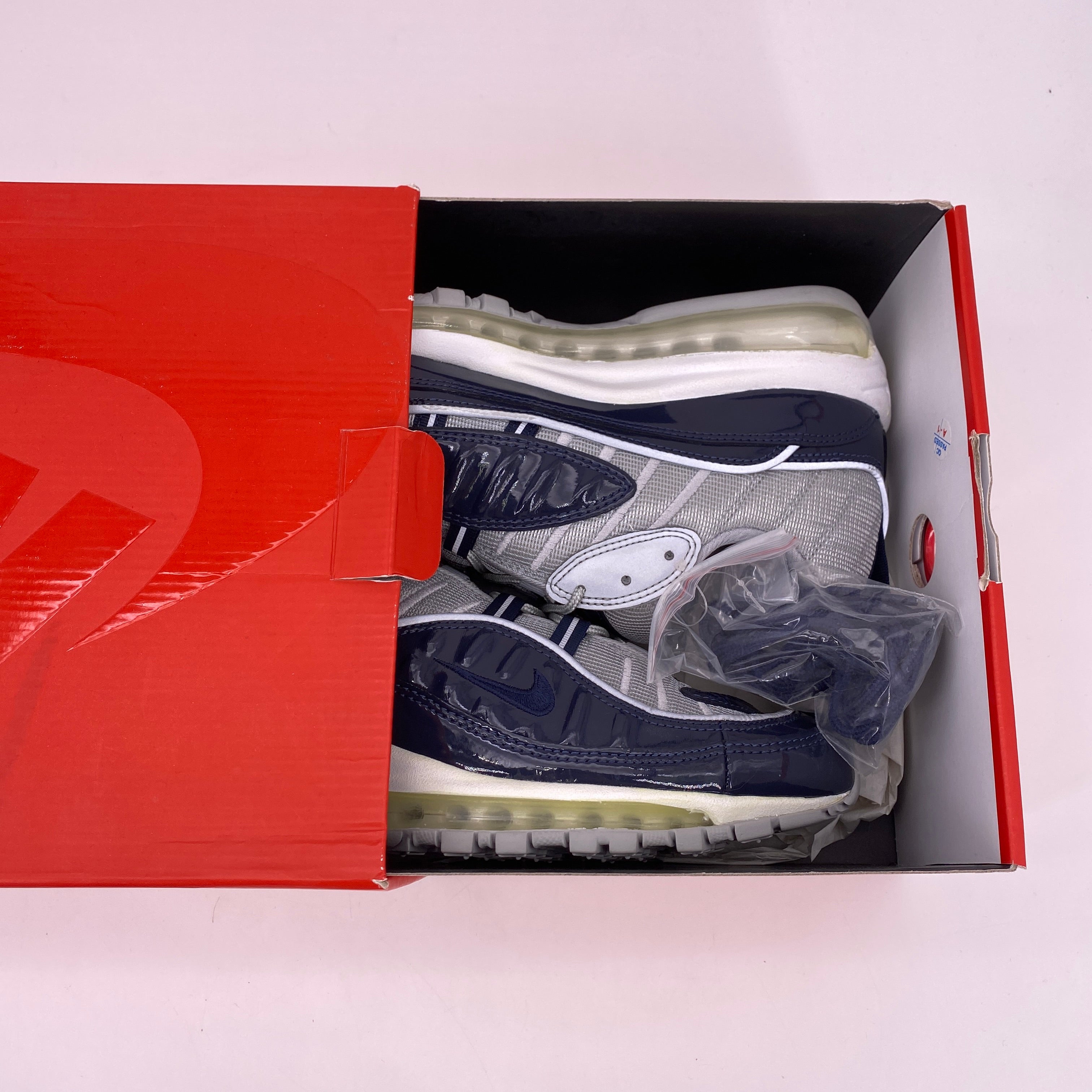 Nike Air Max 98 &quot;Supreme Obsidian&quot; 2016 New Size 10