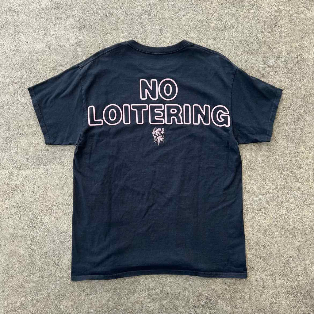 Travis Scott T-Shirt "NO LOITERING" Black Used Size M
