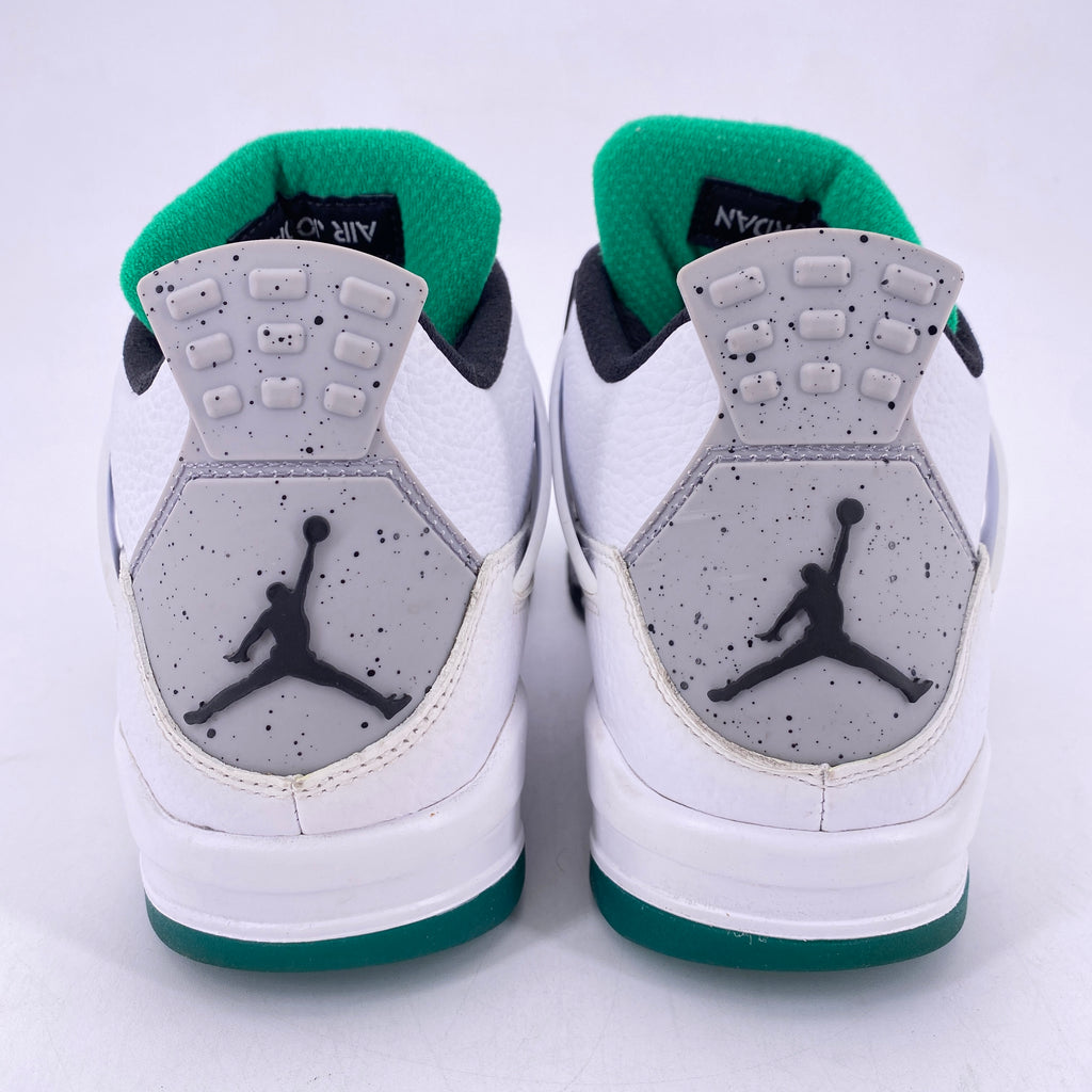 Air Jordan (W) 4 Retro "Lucid Green Rasta" 2020 Used Size 10.5W