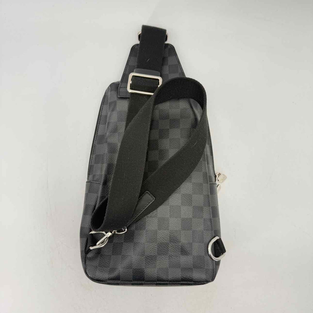 Louis Vuitton SLING BAG "DAMIER GRAPHITE" Used Black Size OS