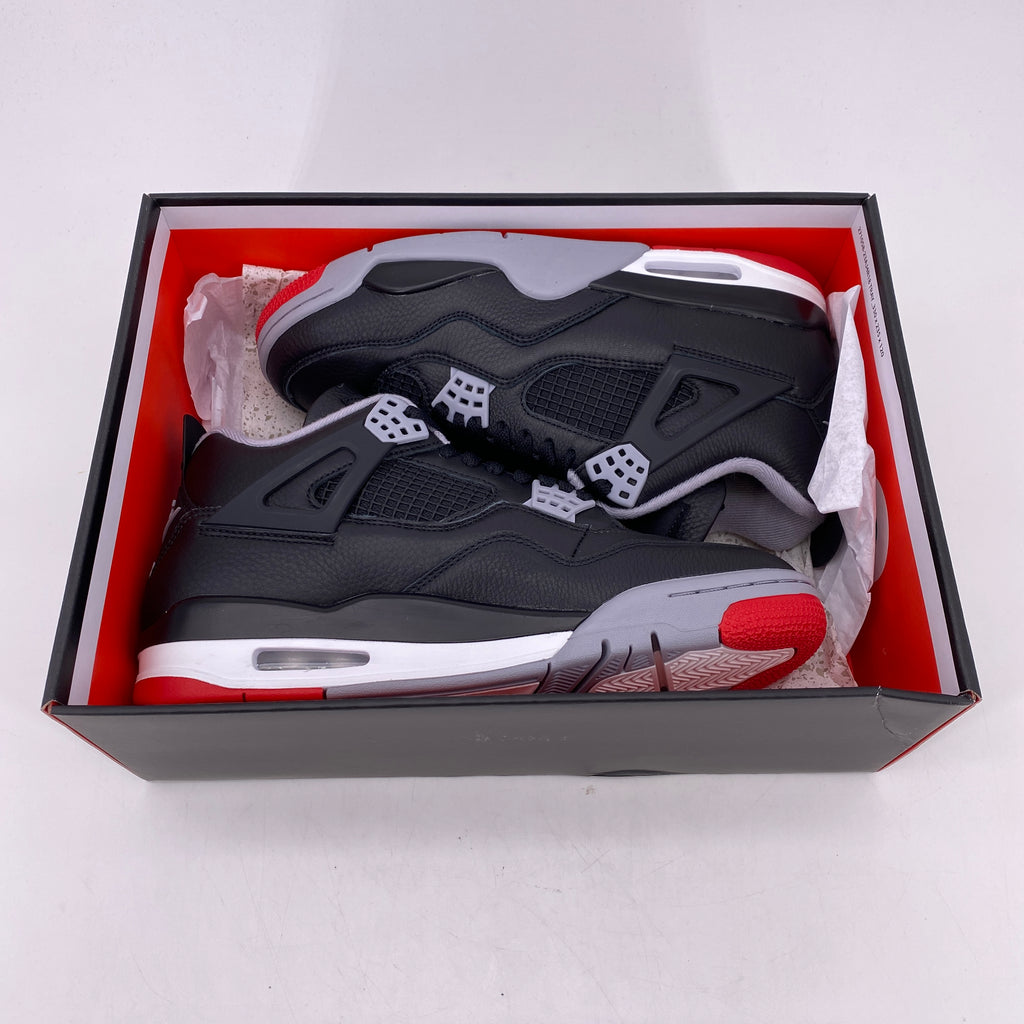 Air Jordan 4 Retro "Bred Reimagined" 2024 New Size 9
