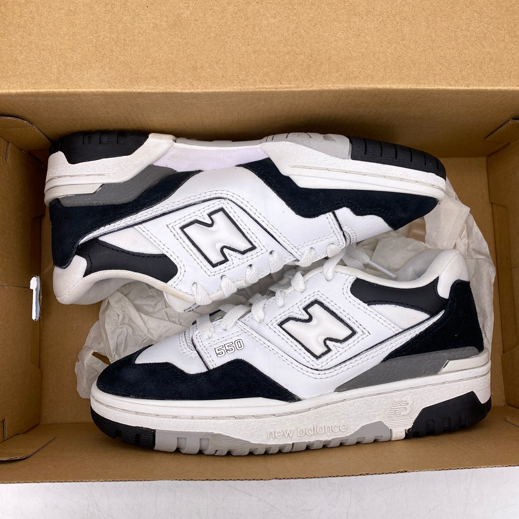 New Balance (GS) 550 "White Black" 2023 Used Size 4Y