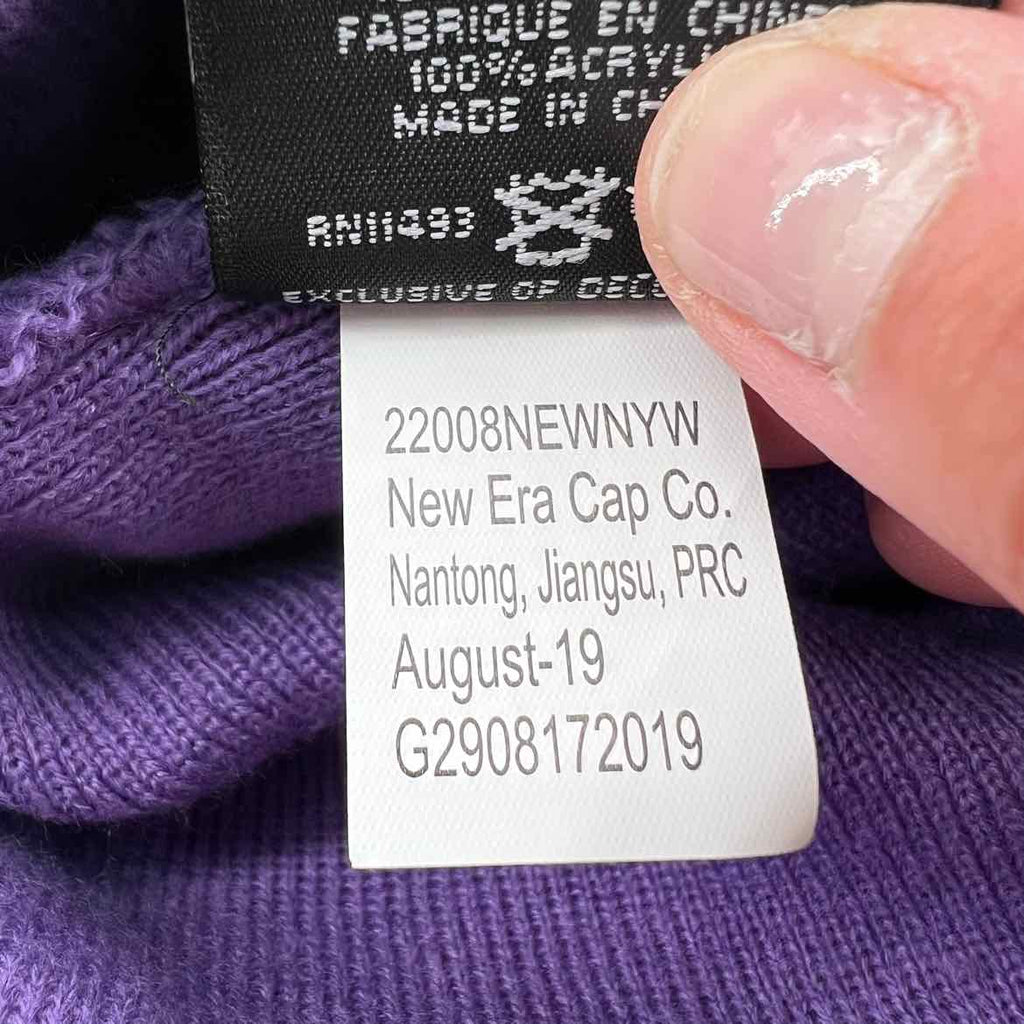 Supreme Beanie "SMALL BOX LOGO" Used Purple Size OS