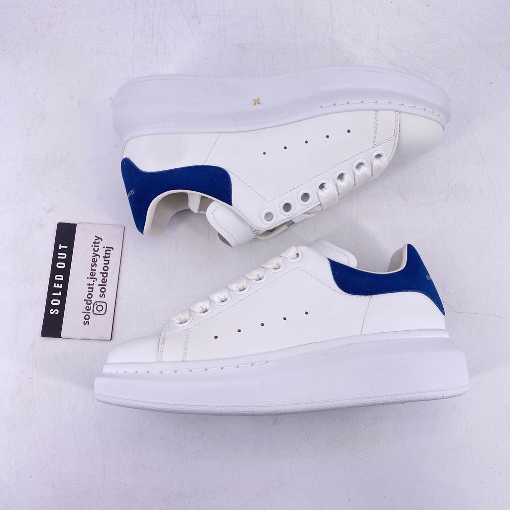 Alexander McQueen Oversized Sneaker "White Blue" 2019 New Size 34