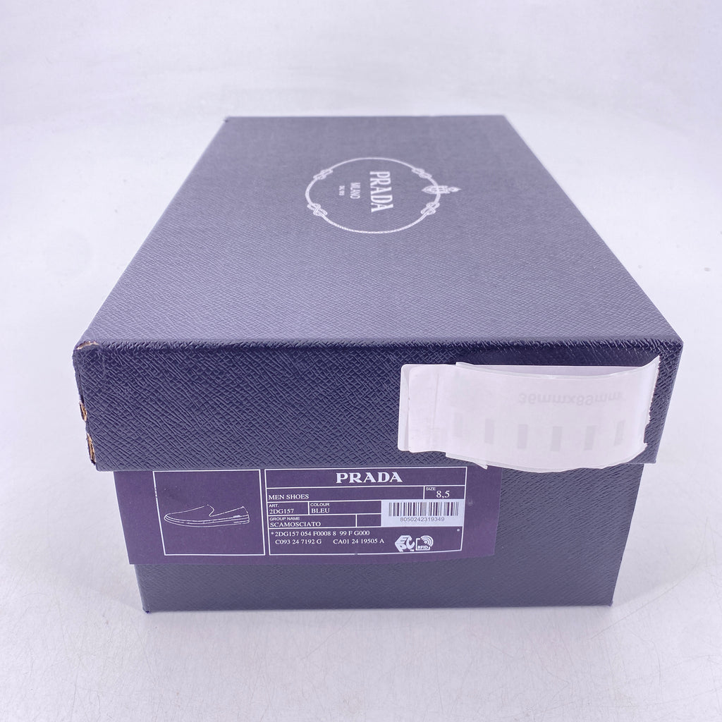 Prada Loafer "Blue Suede"  New Size 8.5 PRADA