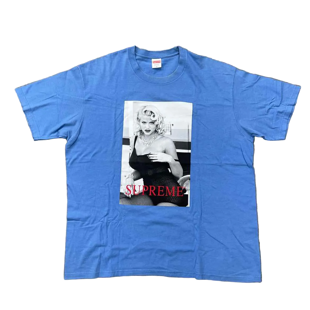 Supreme T-Shirt "ANNA NICOLE SMITH" Royal Blue Used Size XL