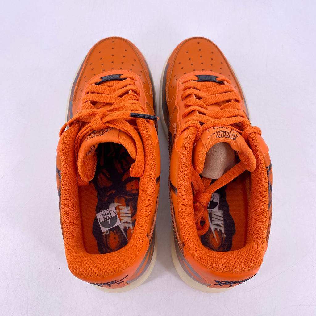 Nike Air Force 1 Low "Orange Skeleton" 2020 Used Size 7