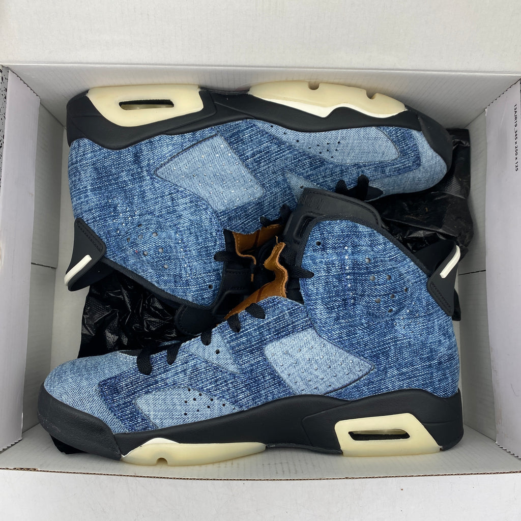 Air Jordan 6 Retro "Washed Denim" 2019 Used Size 10