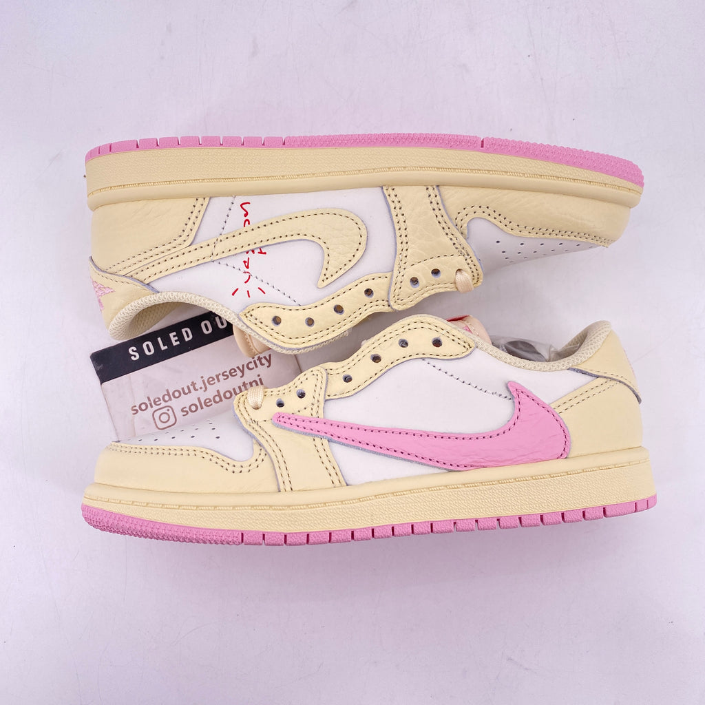 Air Jordan (PS) 1 Low OG SP "Travis Scott Shy Pink" 2026 New Size 2Y