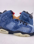 Air Jordan (GS) 6 Retro "Washed Denim" 2019 New Size 5.5Y