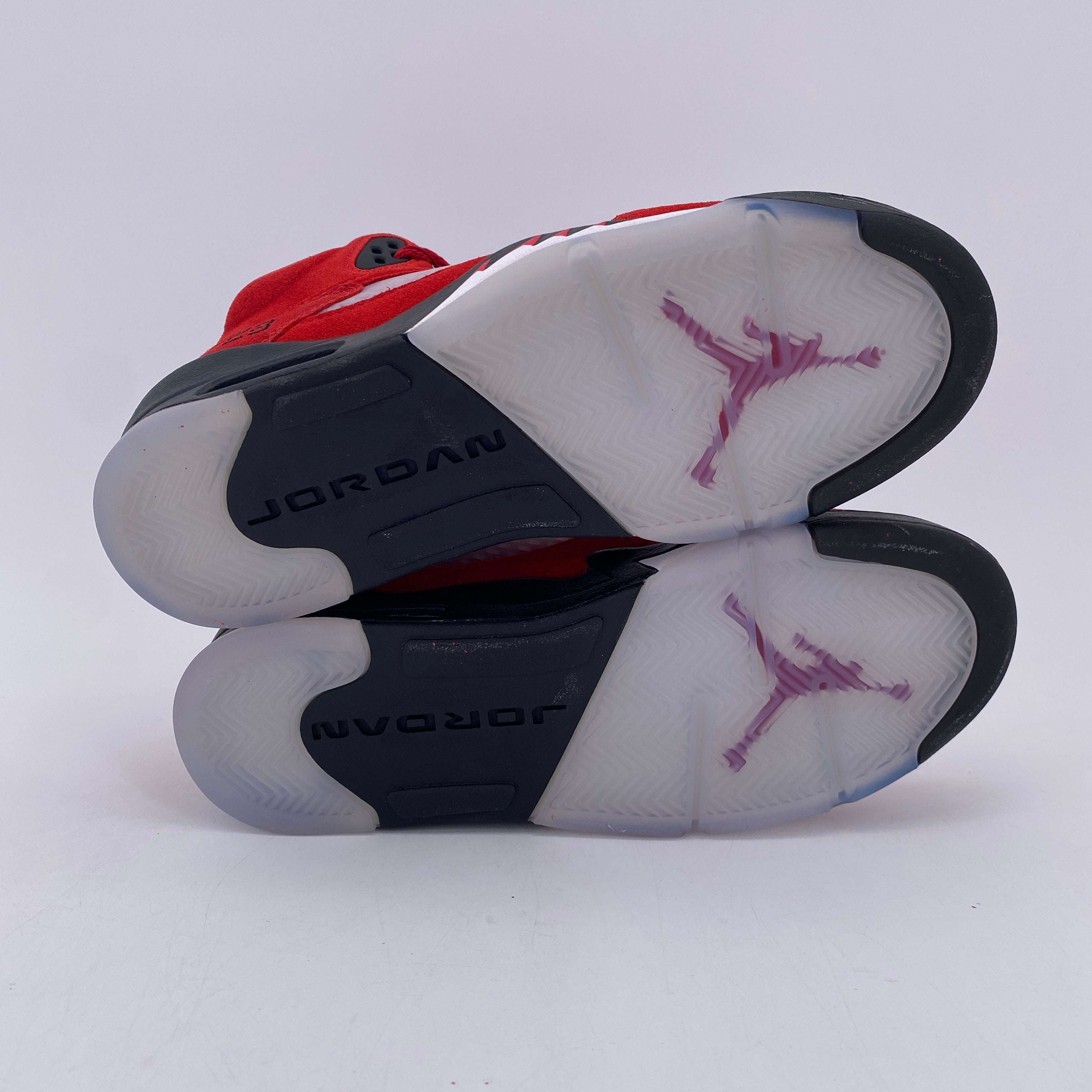 Air Jordan (GS) 5 Retro &quot;Raging Bull Red Suede&quot; 2021 New Size 5.5Y