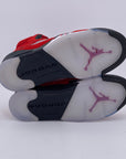 Air Jordan (GS) 5 Retro "Raging Bull Red Suede" 2021 New Size 5.5Y