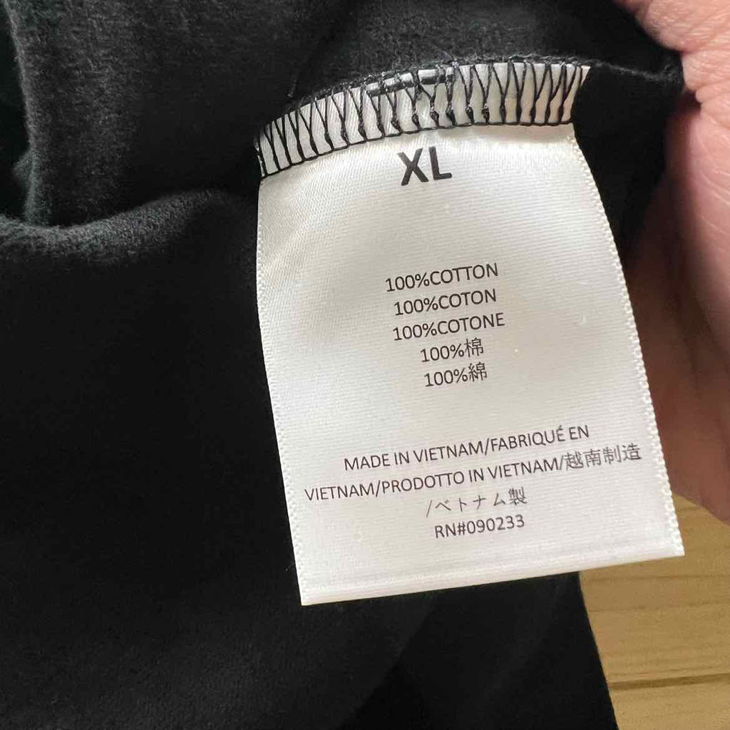 Fear of God T-Shirt "ESSENTIALS" Black New Size XL