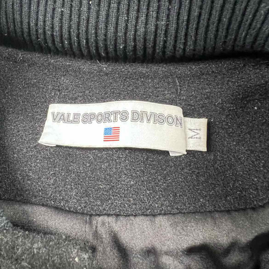 Vale Varsity Jacket "VALLEY DREAMS" Black Used Size M