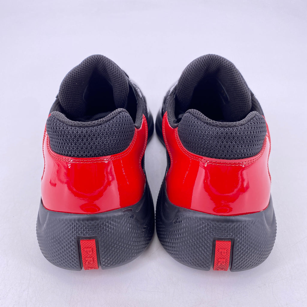 Prada America's Cup "Anthracite Red"  Used Size 11P