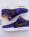 Nike Kobe 4 Protro "Undftd Lakers" 2019 New Size 10
