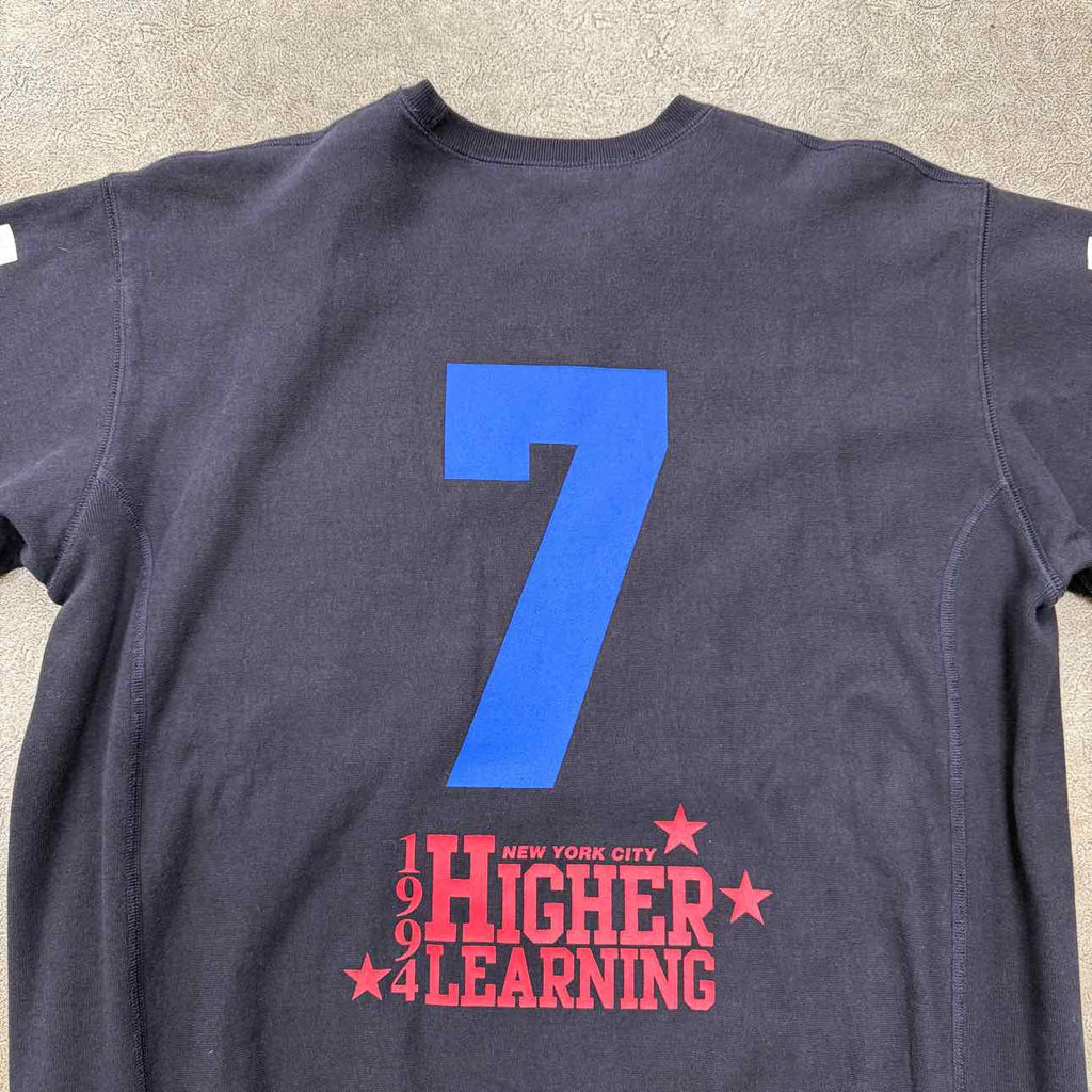 Supreme Crewneck Sweater "HIGHER LEARNING" Black Used Size XL