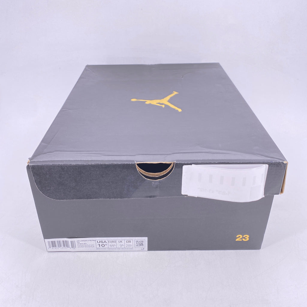 Air Jordan 5 Retro "Black Metallic" 2025 New Size 10.5