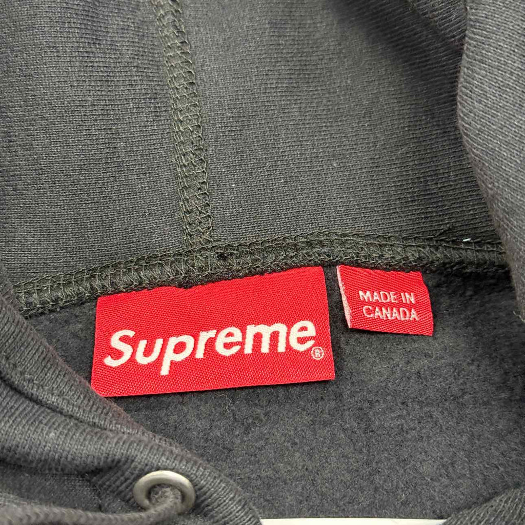 Supreme Hoodie "CROSS BOX LOGO" Black New Size S