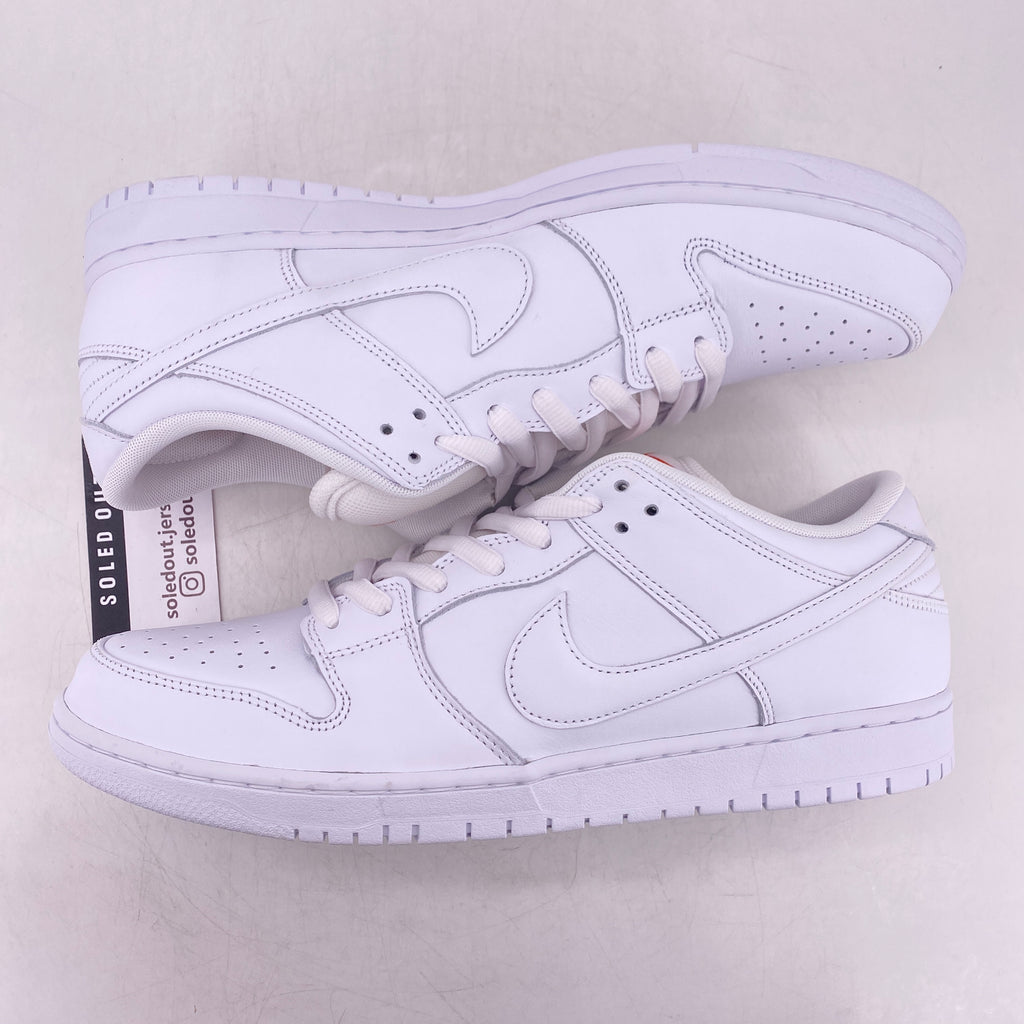 Nike SB Dunk Low "Triple White" 2024 New Size 13