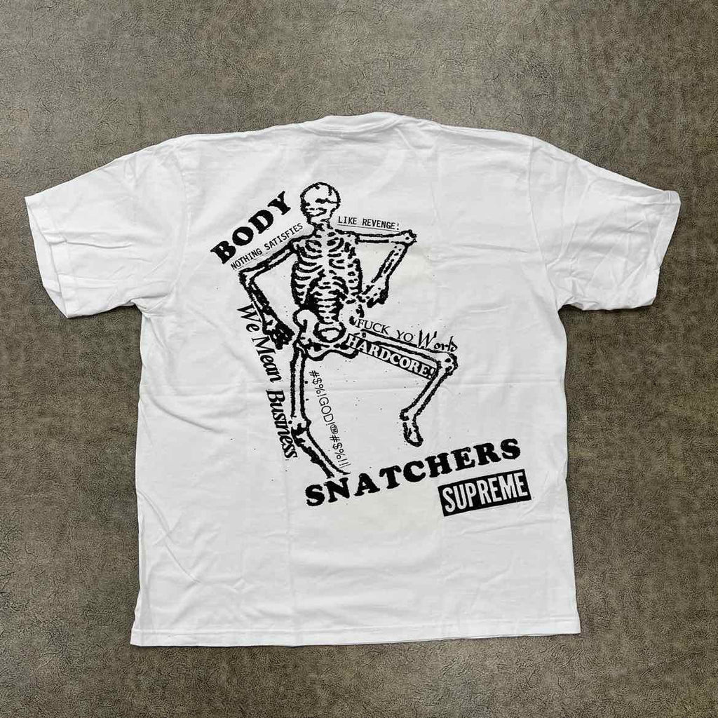 Supreme T-Shirt "SPIRAL" White Used Size XL