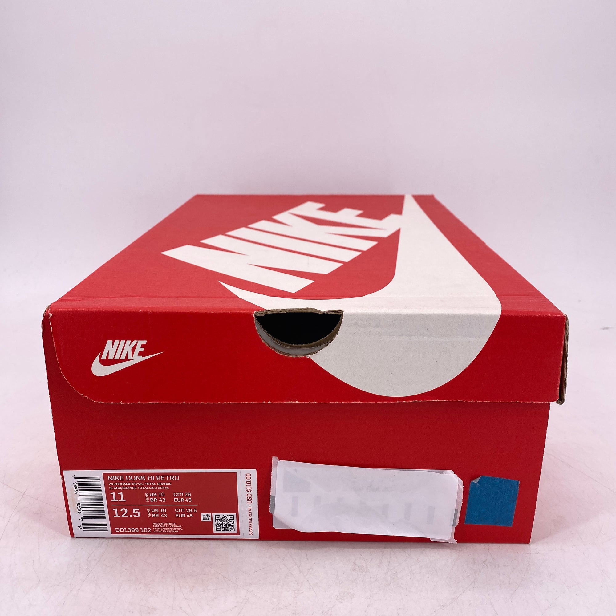Nike Dunk High &quot;Game Royal&quot; 2021 New Size 11