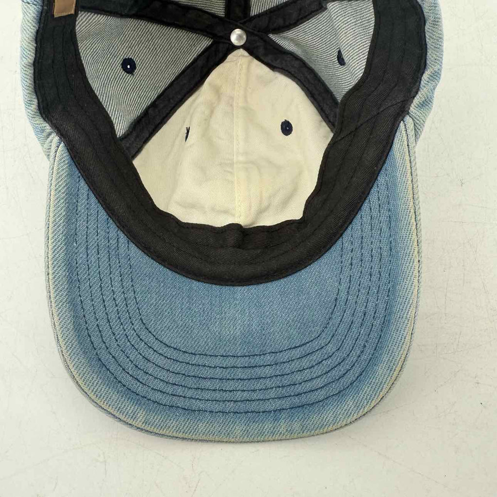 Supreme Cap "BURBERRY DENIM" 2022 Used Blue Size OS