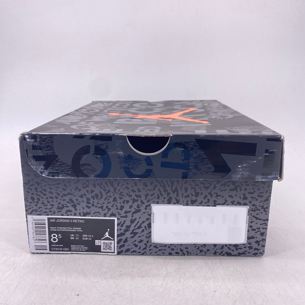 Air Jordan 3 Retro "Fear Pack" 2023 Used Size 8.5