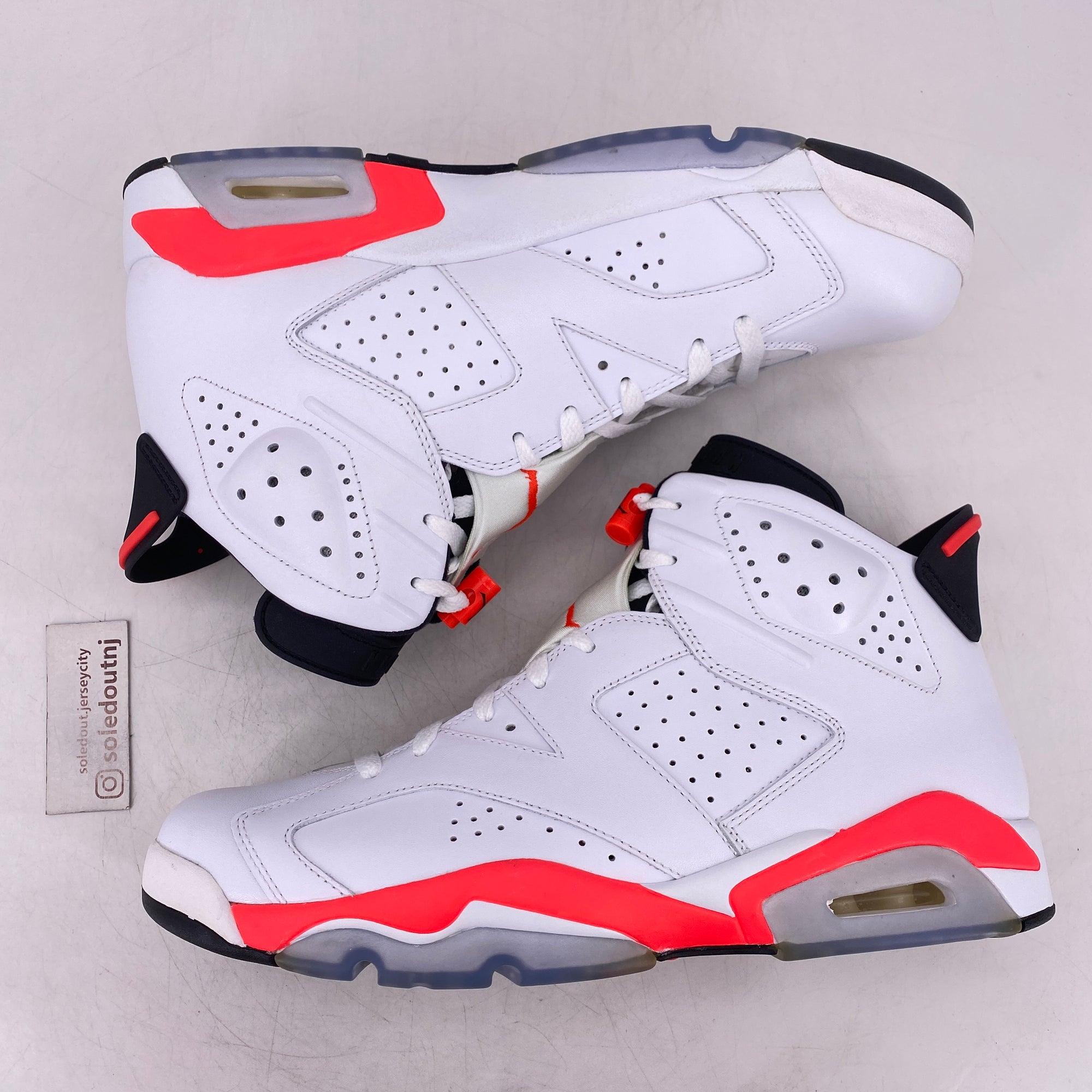 Air Jordan 6 Retro &quot;Infrared White&quot; 2014 New Size 11.5