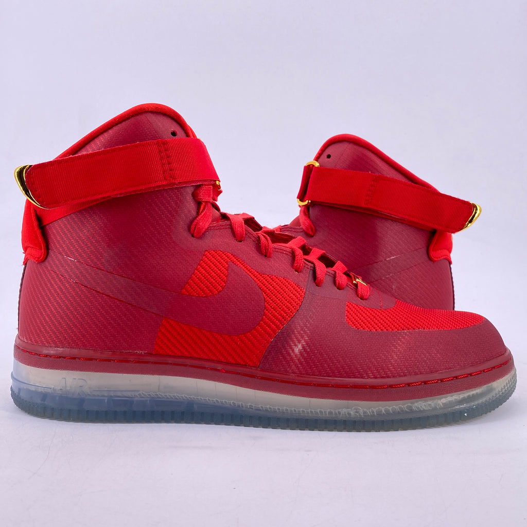 Nike Air Force 1 CMFT Lux "University Red" 2015 Used Size 11.5