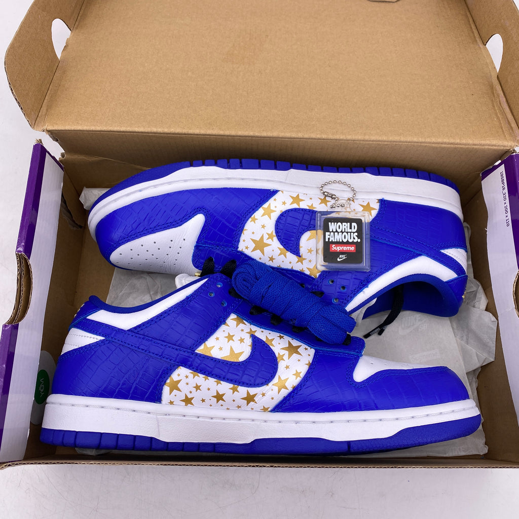 Nike SB Dunk Low "Supreme Blue Stars" 2021 Used Size 8