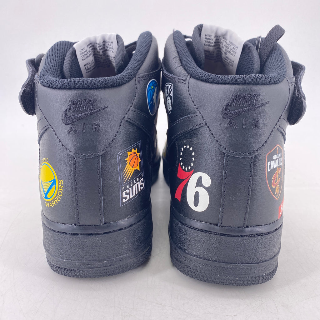 Nike Air Force 1 Mid "Supreme Nba Black" 2018 New Size 11